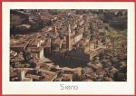 Italie : Sienne - Vue aérienne - Carte postale écrite 1997 Bon état