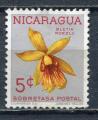 Timbre du NICARAGUA 1962  Obl  N 859  Y&T  Fleurs Orchides 