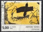 France 1992; Y&T n 2782; 5,00F, tableau d'Antoni Tapies