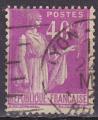 Timbre oblitr n 281(Yvert) France 1932 - Paix