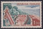 france - n 1355  neuf** - 1962
