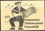 Suisse - 1984 - Y & T n C1033a (I), Carnet de 18 timbres de 1977 (n 1033a-b-c-