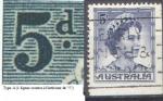 Australie 1959 Y&T 253A type A   M 292 ErI     Sc 319     Gib 314A