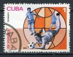 Timbre  CUBA   1981  Obl  N  2249    Y&T   Football