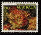 Australie - oblitr - baudroie  glands