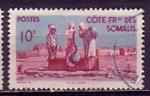 Cte des Somalis 1947  Y&T  279  oblitr