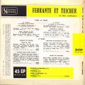 EP 45 RPM (7")  B-O-F  Ferrante et Teicher  "  Cloptre  "