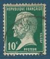N170 Pasteur 10c vert oblitr