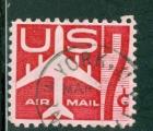 tats-Unis 1958 Y&T PA 51 oblitr Timbre courant