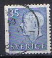 Timbre SUEDE 1961 - YT 467 -  ROI Gustave VI Adolphe
