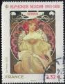 France 2023 Oblitr rond Used Alphonse Mucha Affiche Rverie Y&T FR 5708 SU