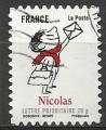 France 2009; Y&T n aa358; lettre 20g, le Petit Nicolas, lettre main gauche