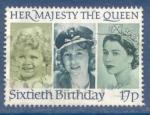 Grande-Bretagne N1218 - 60me anniversaire de Elizabeth II oblitr