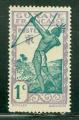 Guyane Franaise 1928 Y&T 109 Neuf Indigne tirant  l'arc (charnire)