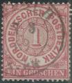 Allemagne - Confédération du Nord - Y&T 0015 (o) - 1869 -