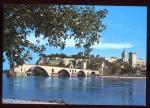 CPM  neuve AVIGNON Le Pont St Benezet  ( toile )