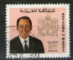 **   MAROC    0,20 d  1973  YT-660  " Hassan II "  (o)   **