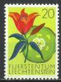 Liechtenstein 1970; Y&T n 470 **; 20r, flore, fleur