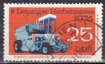 DDR N 1656 de 1974 avec oblitration postale