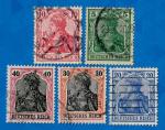 Allemagne Empire:   Y/T    N 68 - 69 - 70 - 72 - 73  o 