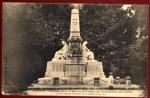 CPA ANIMEE LUNEVILLE Monument  la Mmoire des Citoyens de Lunville et Sarrebourg victimes de la guerre 1870-1871