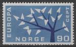 NORVEGE N434** (europa 1962) - COTE 2.00 