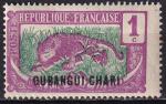 oubangui - n 25  neuf* - 1922