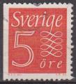 1957: Sude Y&T No. 416 obl. / Schweden MiNr. 429aDl gest. (m217)