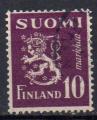 FINLANDE N 142 o Y&T 1930-1930 Armoiries