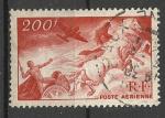 France 1946; Y&T n PA 19; 200F vermillon, char du Soleil