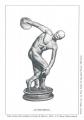 Gravure Phil@poste "Le Discobole" - Copie romaine d'une sculpture en bronze