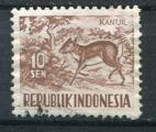 Timbre INDONESIE 1956-58  Obl N 119 A  Y&T  Mammifre
