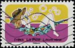 France 2020 Used Carnet Vacances Espace soleil liberté Deuxième timbre Y&T 1874