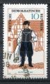 Timbre Allemagne RDA 1966  Obl   N 913  Y&T  Costume