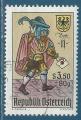 Autriche N1089 Journe du timbre 1967 oblitr