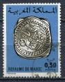 Timbre Royaume du MAROC 1976  Obl  N 747  Y&T   Ancienne Monnaie
