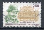 Timbre  FRANCE  1995  Obl  N 2966   Y&T  Personnage Andr Maginot