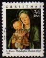 É-U.A/U.S.A 2001 - Noël/Xmas, Vierge & Enfant par L. Costa- YT 3242/Sc 3536 °