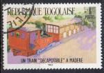 TOGO N° 1158 o Y&T 1984 Locomotives (train décapotable de Madère)