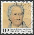Timbre oblitr n 1901(Yvert) Allemagne 1999 - Johann Wolfgang von Goethe