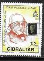 Gibraltar - Y&T n 609 - Oblitr / Used - 1990