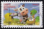 nY&T : 4091 - Vache humoristique - Cachet rond