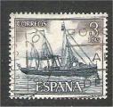 Spain - Scott 1258   ship / bateau