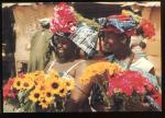 CPM neuve Sngal Afrique en couleurs Marchande de Fleurs