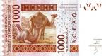 Afrique De l'Ouest Togo 2014 billet 1000 francs pick 815n neuf UNC