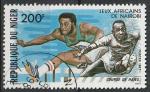 Timbre oblitr n 740(Yvert) Niger 1987 - Jeux sportifs africains de Nairobi