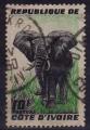  Cte d'Ivoire (Rp.) 1959 - Elphant, obl./used - YT 177 