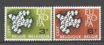 Europa 1961 Belgique Yvert 1193 et 1194 neuf ** MNH