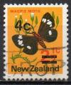 NOUVELLE ZELANDE N 539 o Y&T 1971 Papillons (Magpie moth)