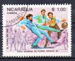 NICARAGUA - 1985 - Football - Yvert 1359 Oblitr